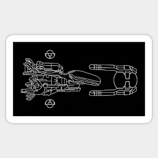 R-Type line Sticker